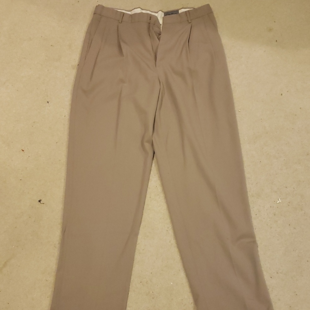 Eddie Bauer tan dress pants men's 36x34